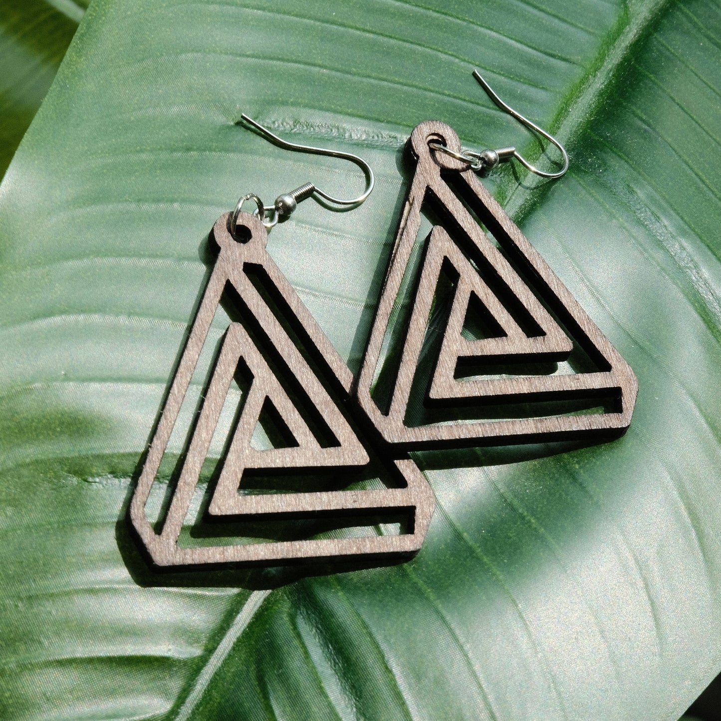 Hermosa Wood Earrings