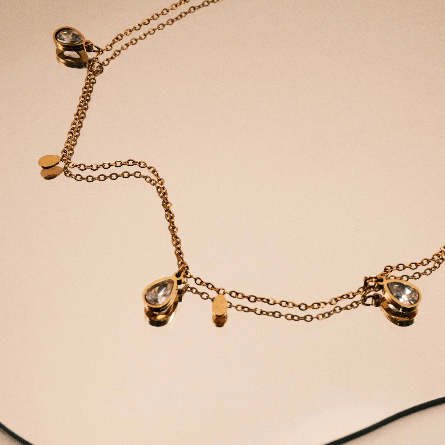 Celeste Droplets Neckace