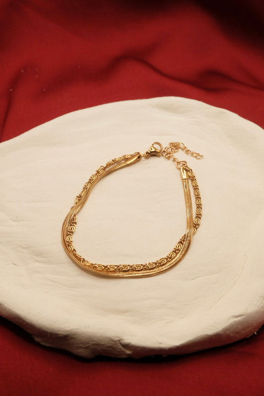 Cuban Chain Gold Bracelet