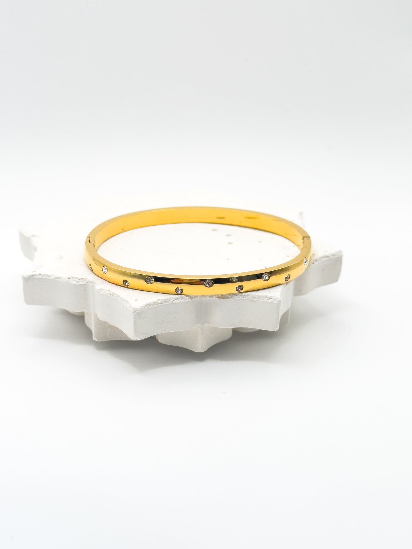 Oro Premium Celeste Diamond Gold Bangle