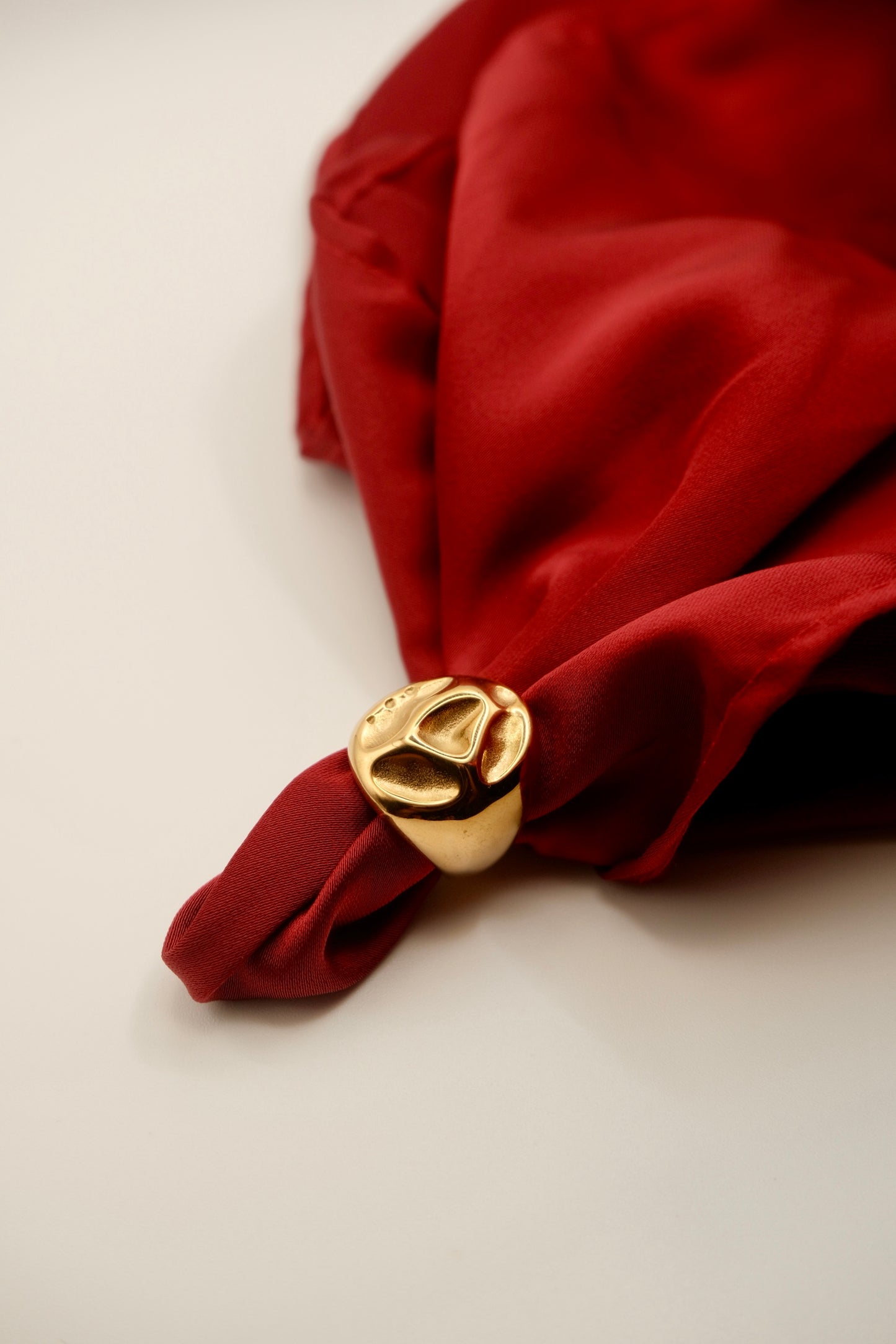 Hammered Gold Ring