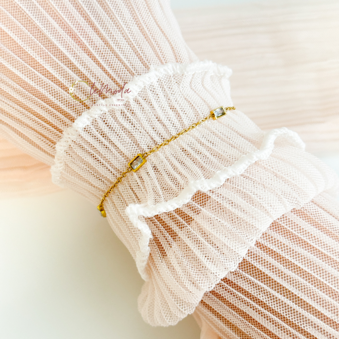 Felicity Clear Crystals Bracelet