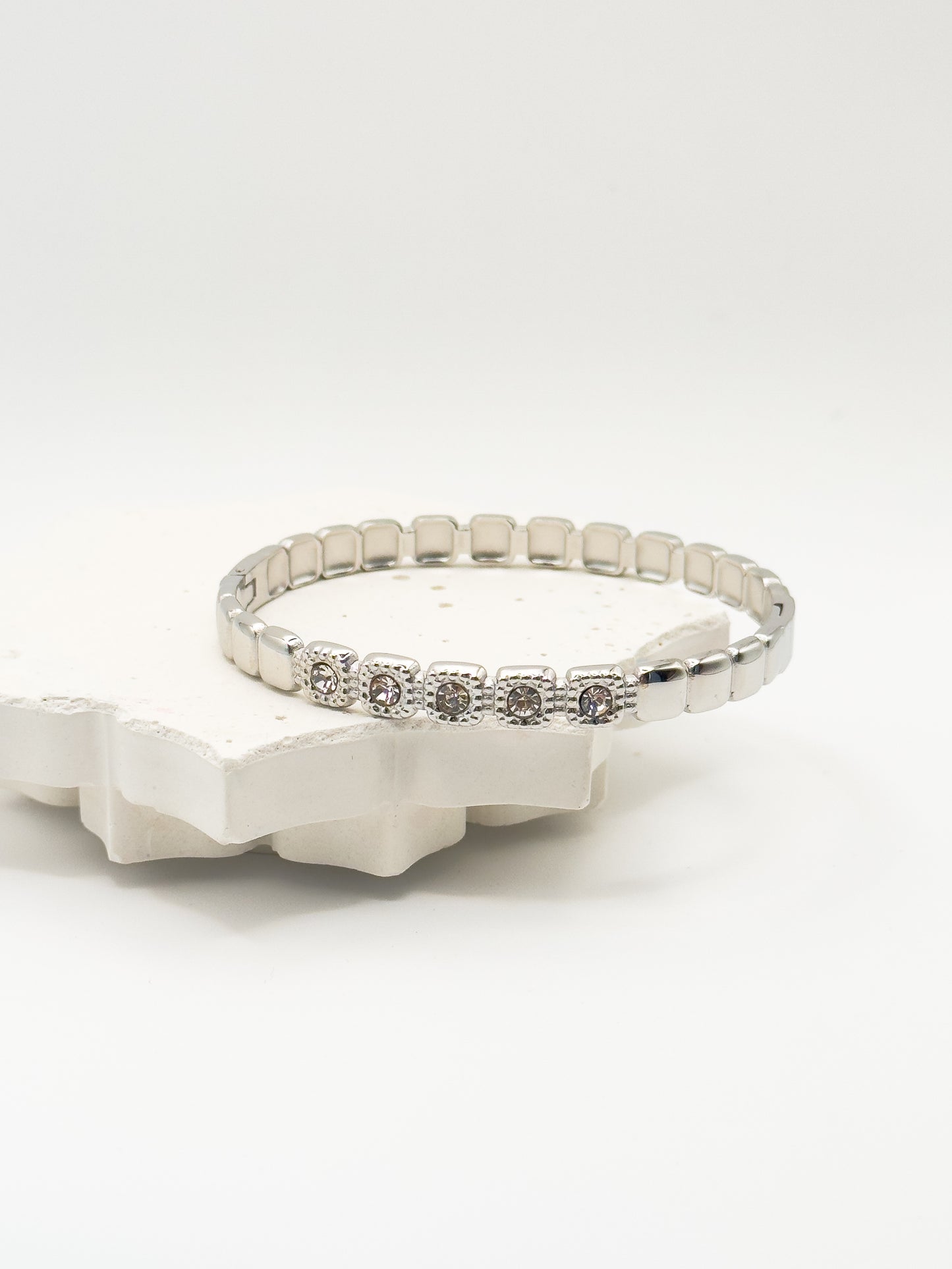 Oro Premium Sorrella Gold Silver Bangle