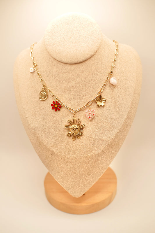 Spring Fling Charm Necklace