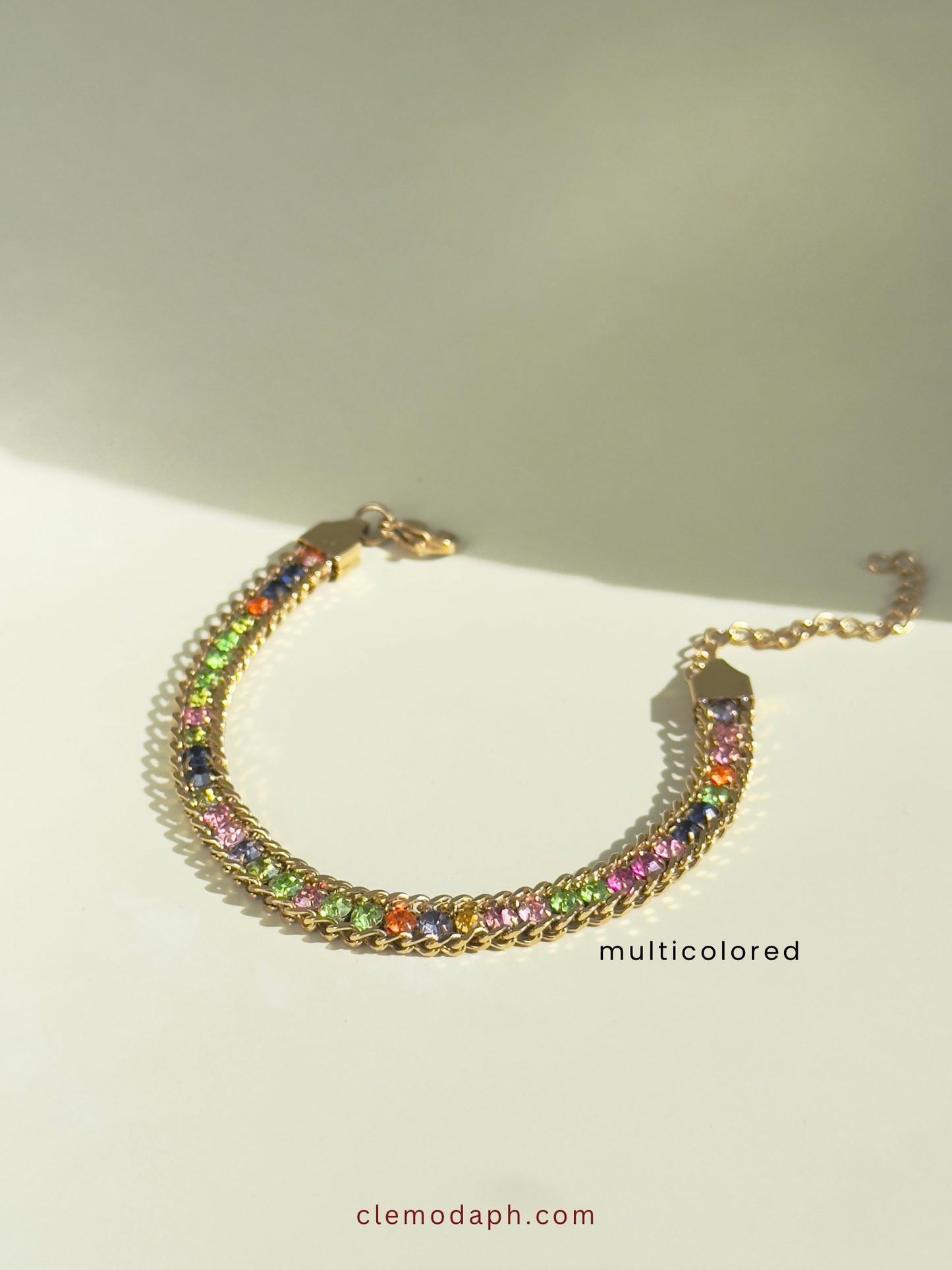 Felicity Gold Colored Tennis Bracelets