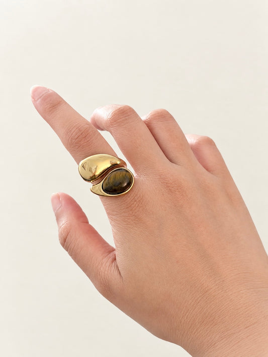 Sculptura Tiger Eye Ring