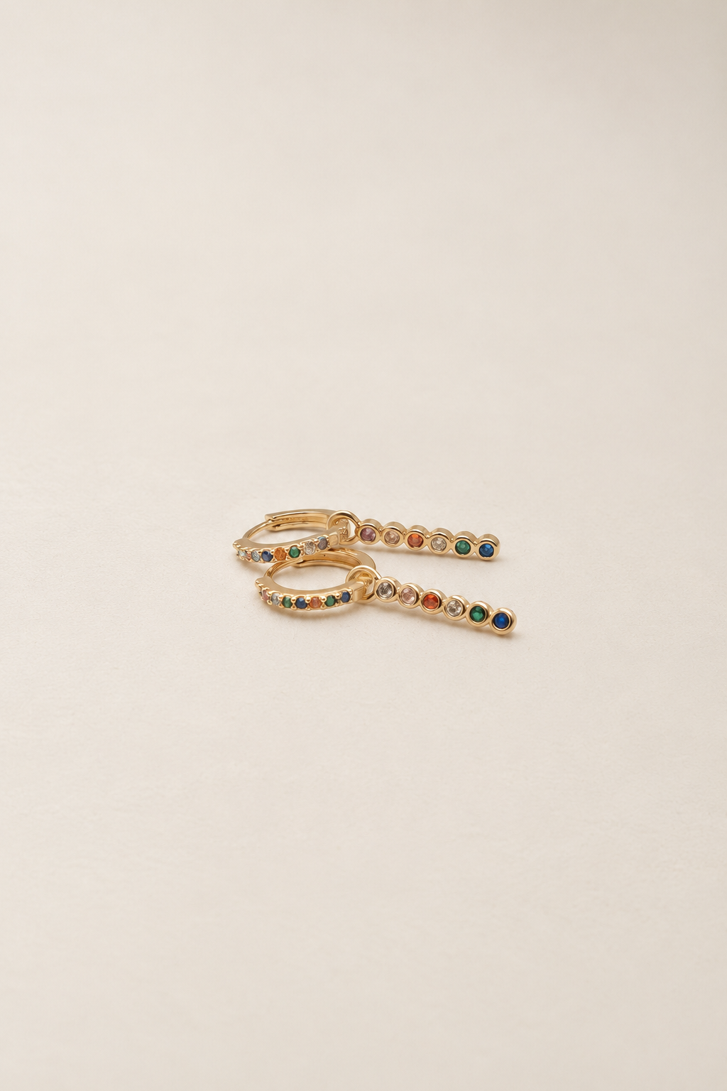 Alicia Hoops 2-way Infinity Long Earrings