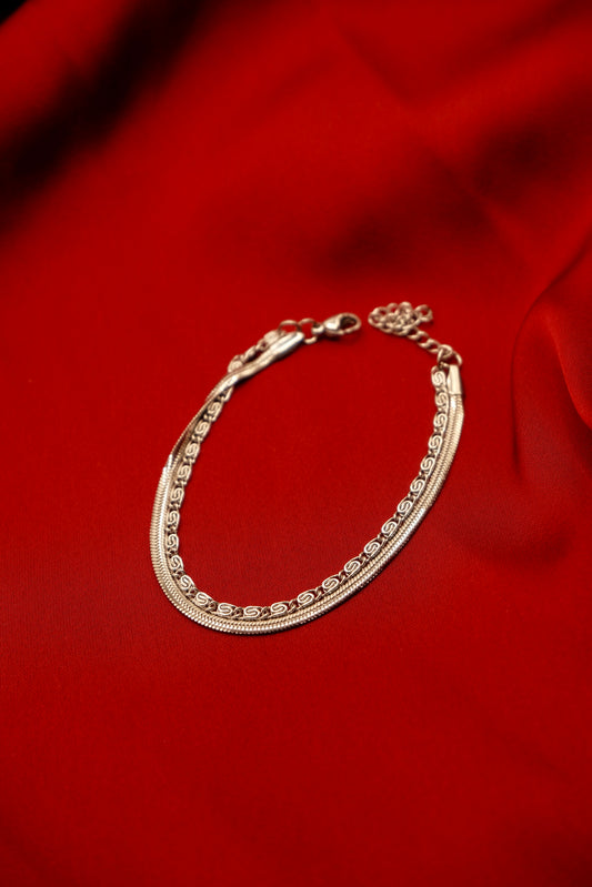 Cuban Chain Silver Bracelet