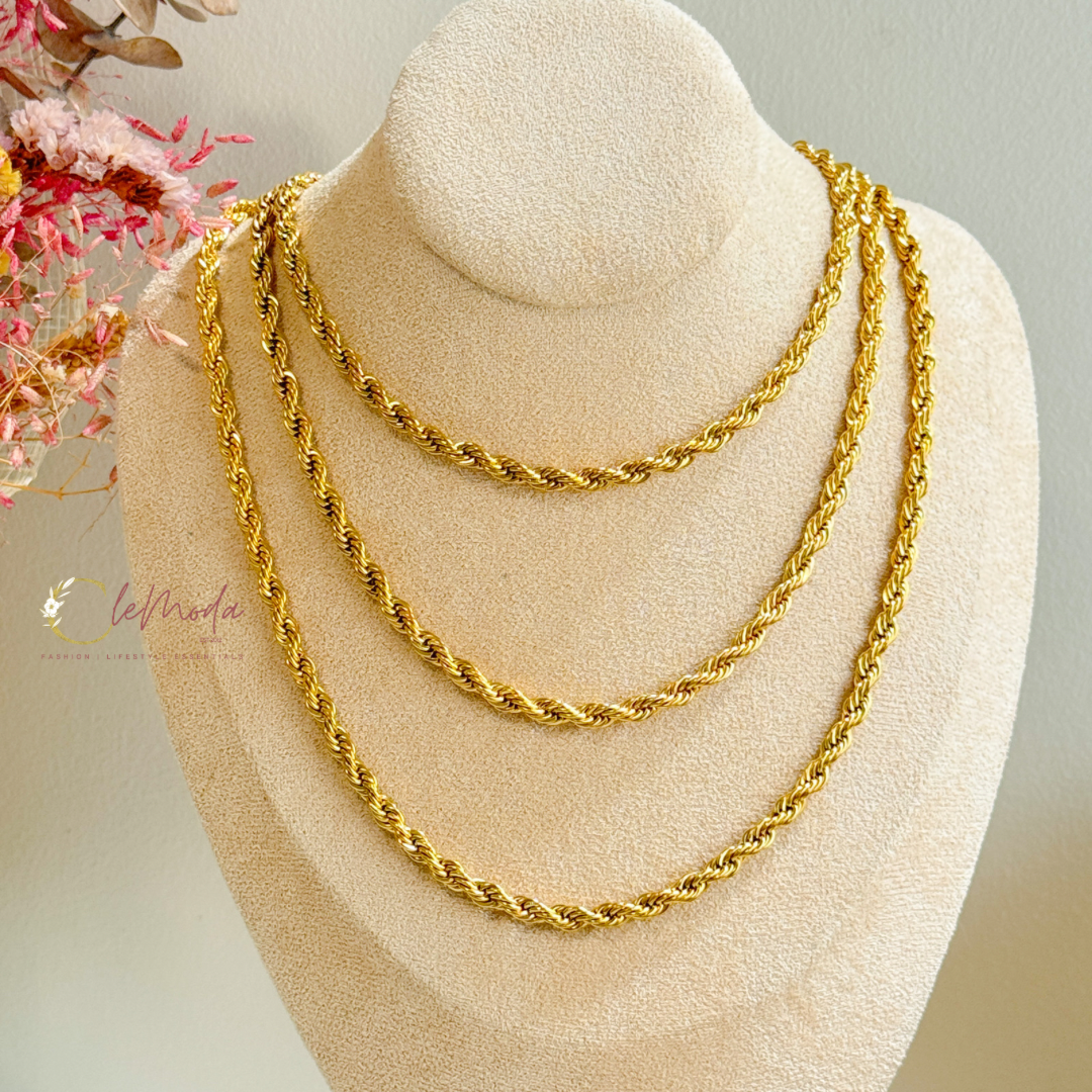 Sunna Twisted Chain Necklace