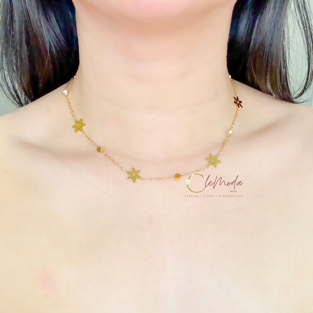Sunna Daisy Zircon Necklace