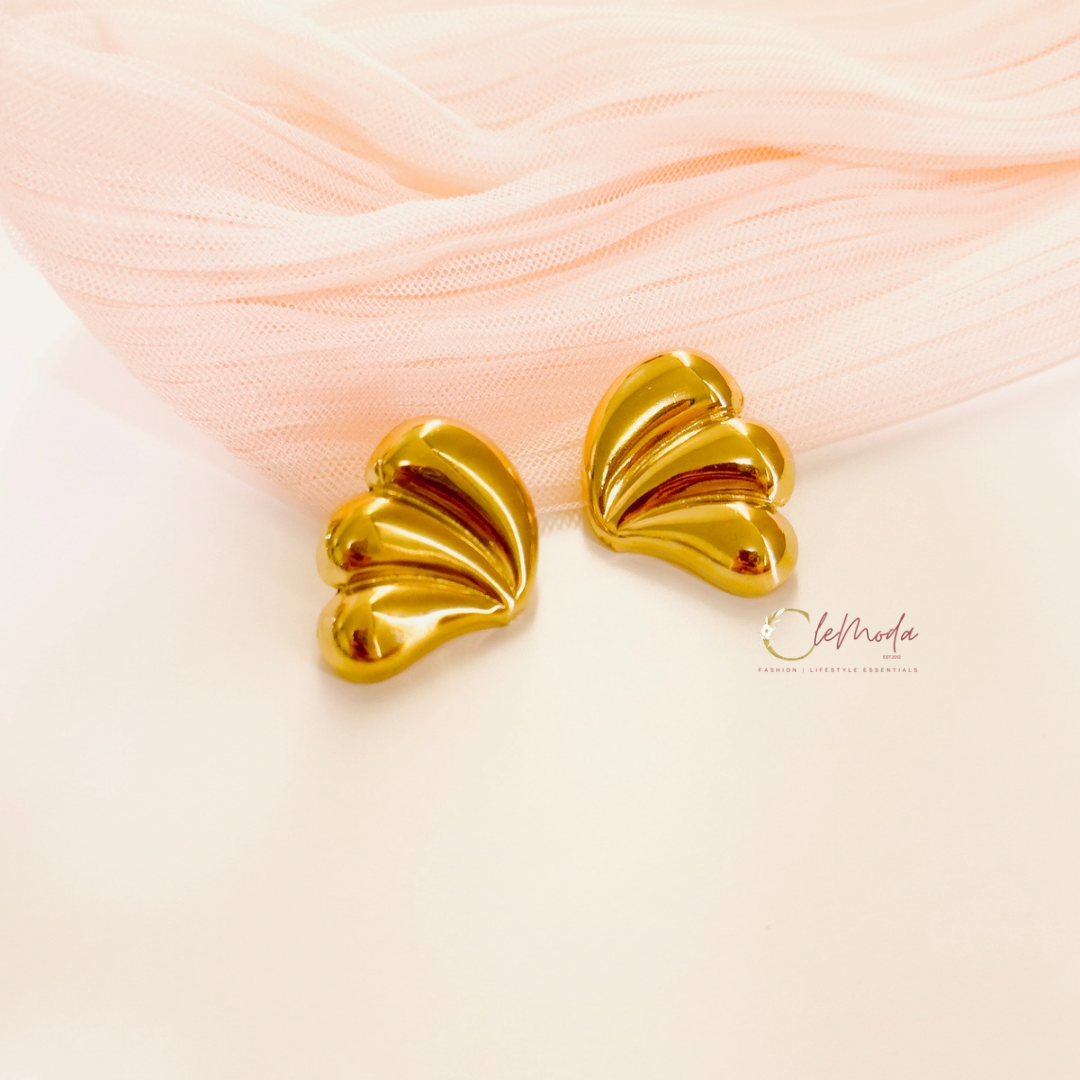 Anya Seashell Chunky Earrings