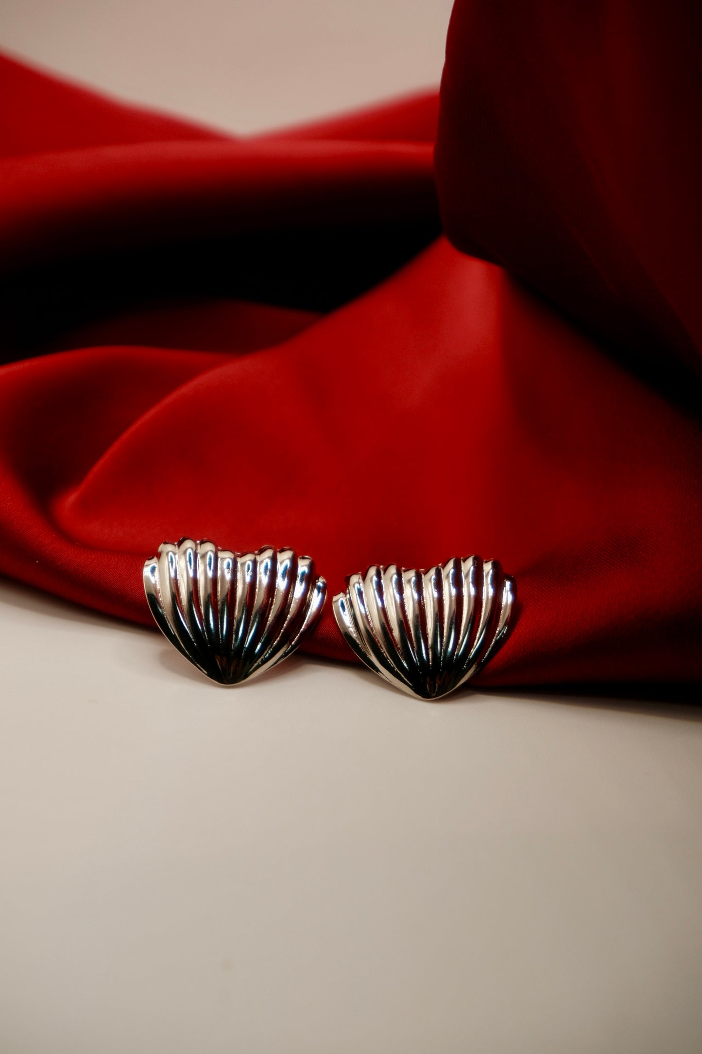 Anya Seashell Silver Earrings