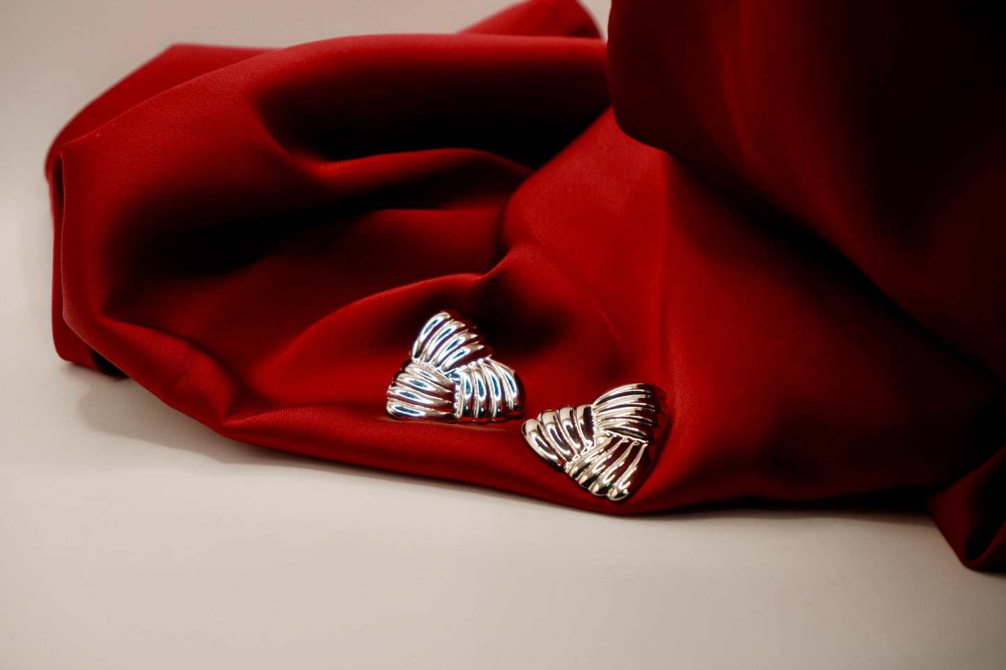 Anya Twisted Silver Earrings
