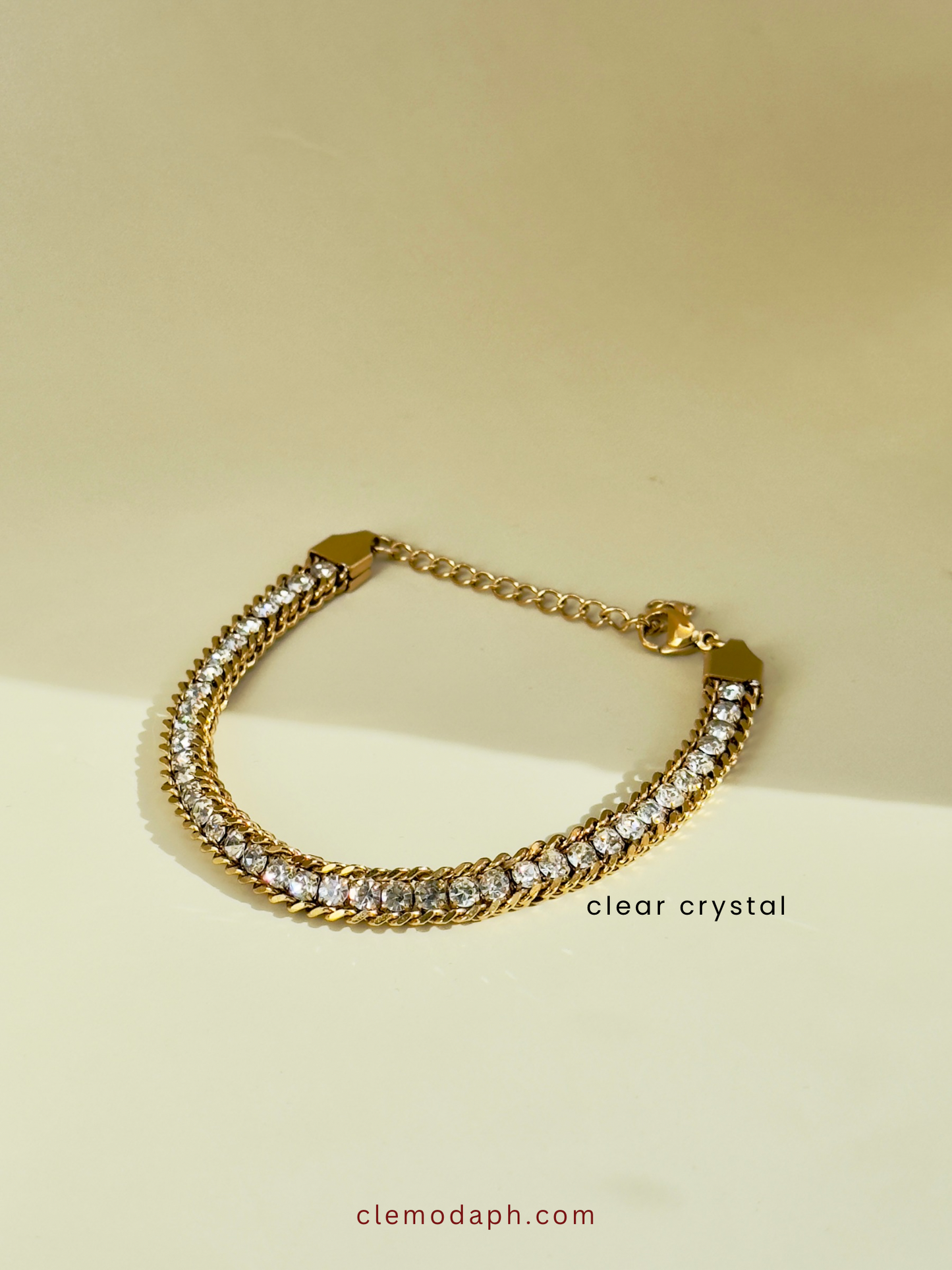 Felicity Gold Colored Tennis Bracelets