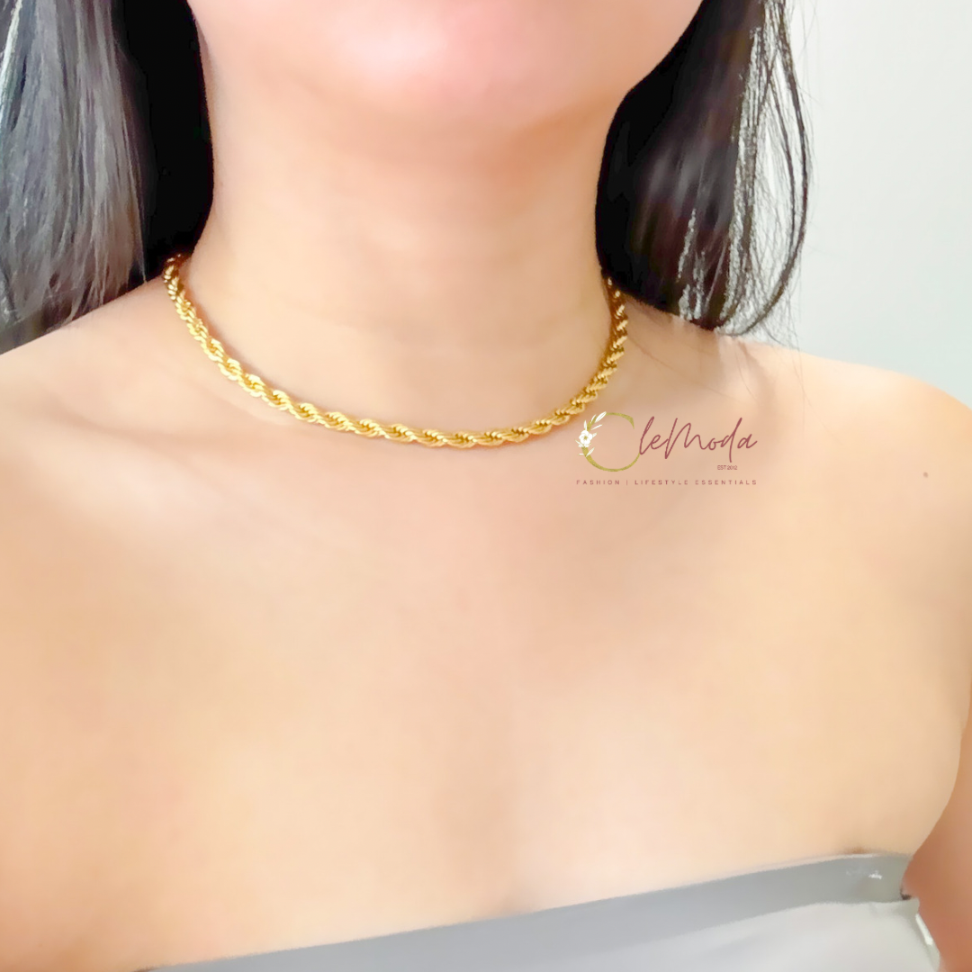 Sunna Twisted Chain Necklace