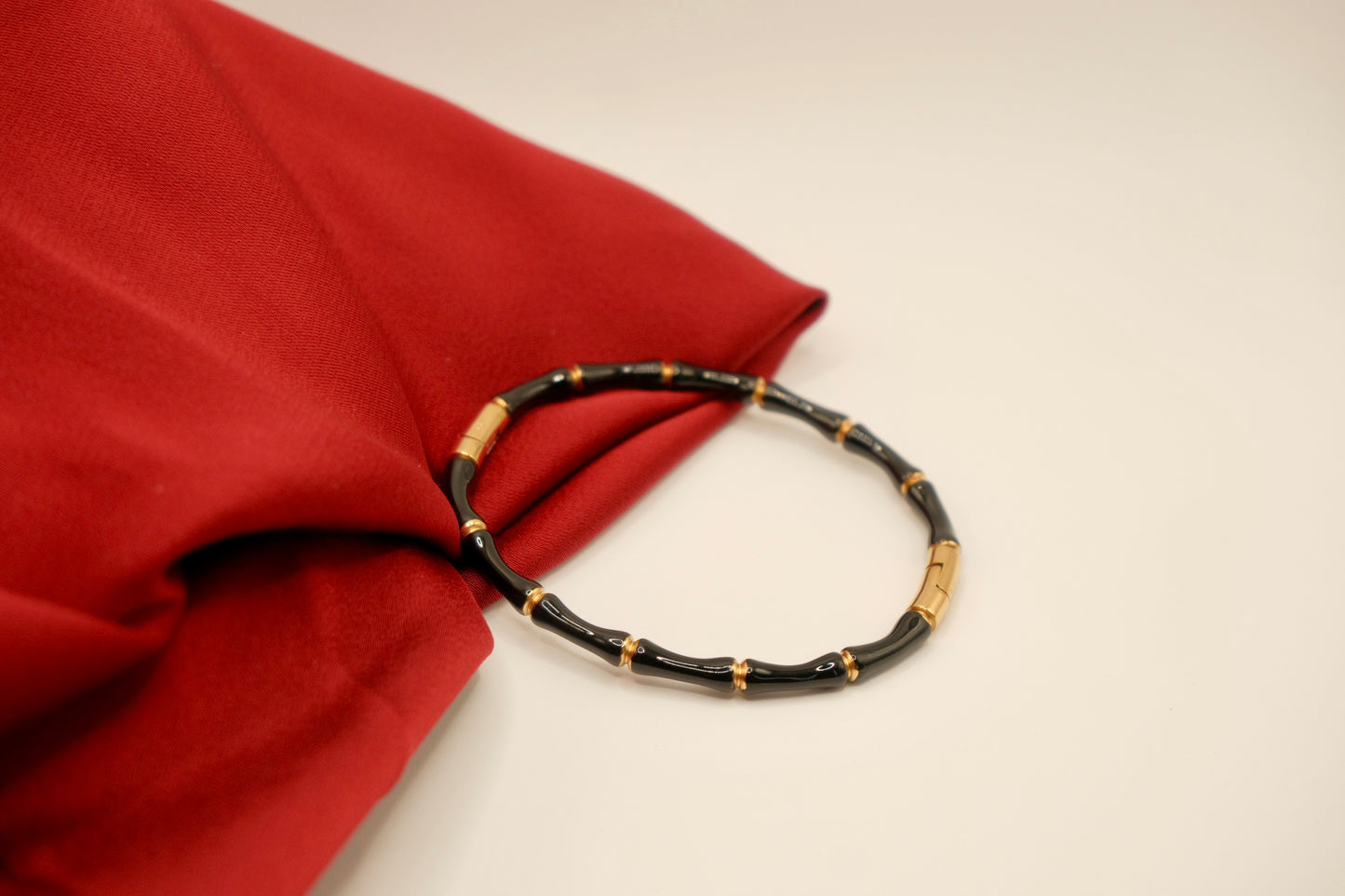 Black Bamboo Bangle