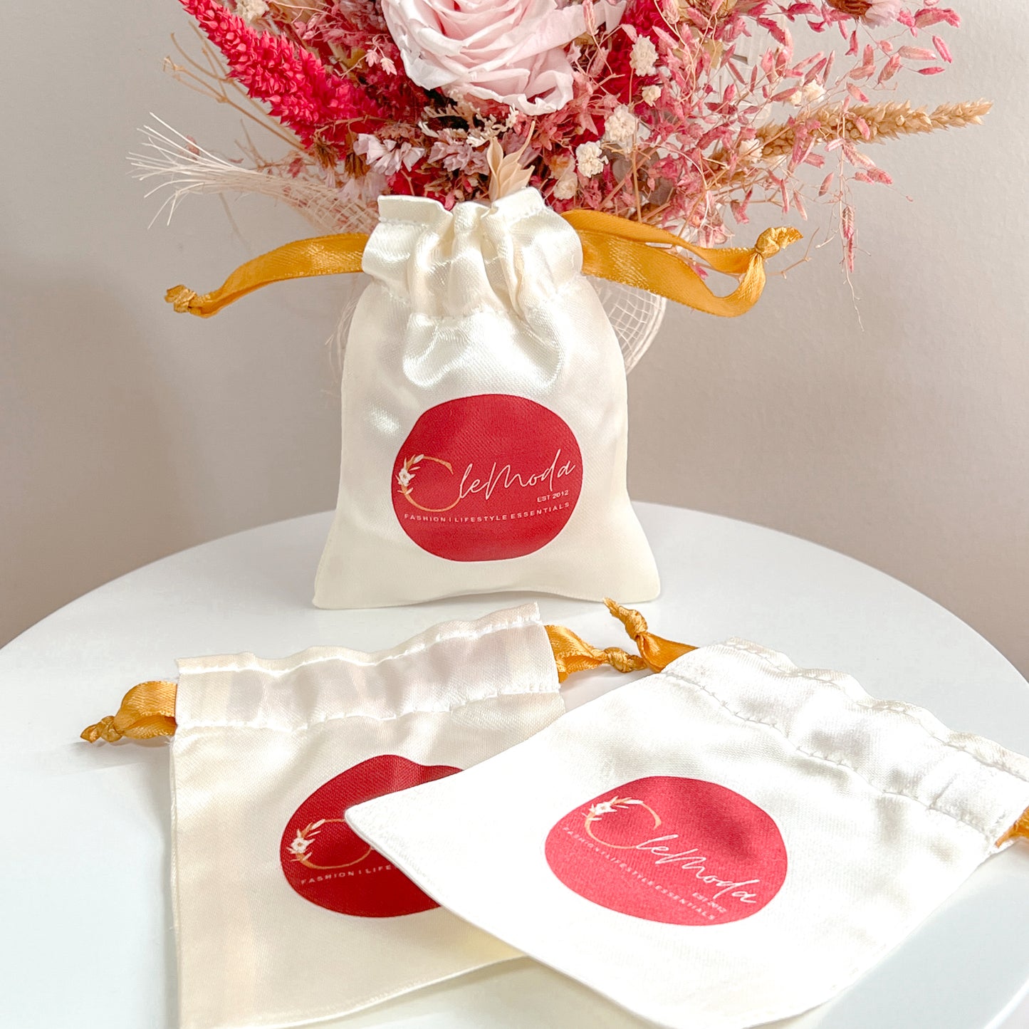 CleModa Packaging - Jewelry Satin Pouch