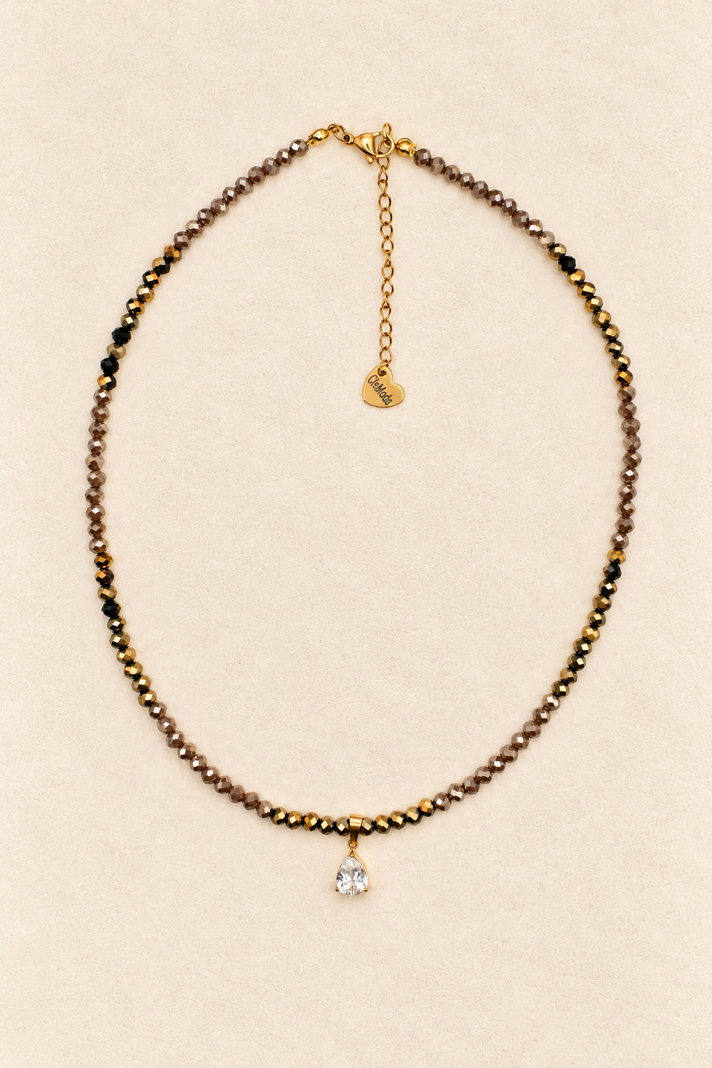 Champagne Waterdrop Necklace