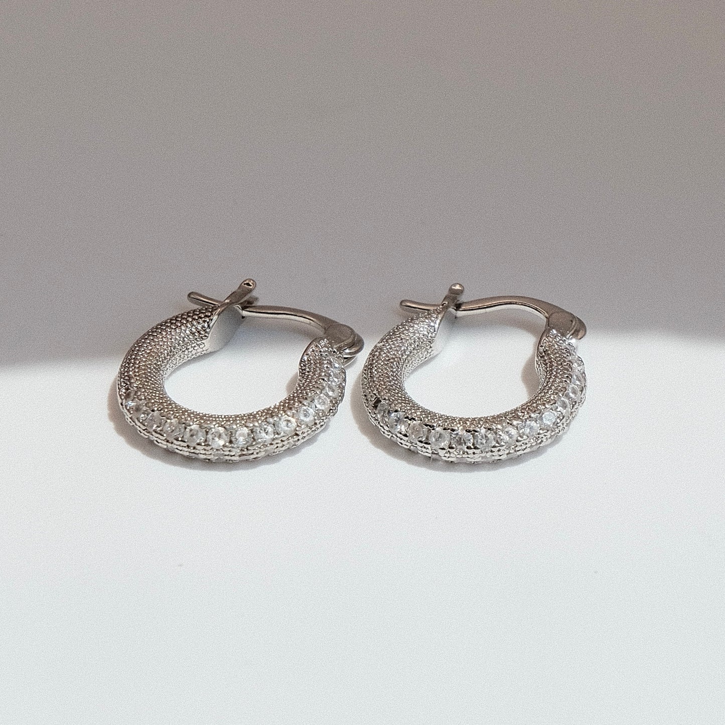 Alicia HOOPS Horse Shoe Silver