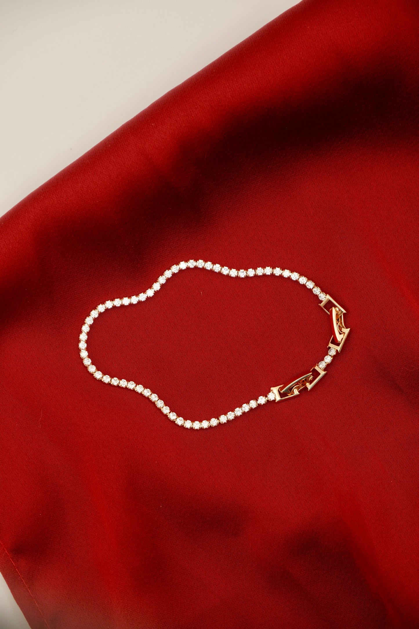 Felicity Tennis Bracelet Rose Gold