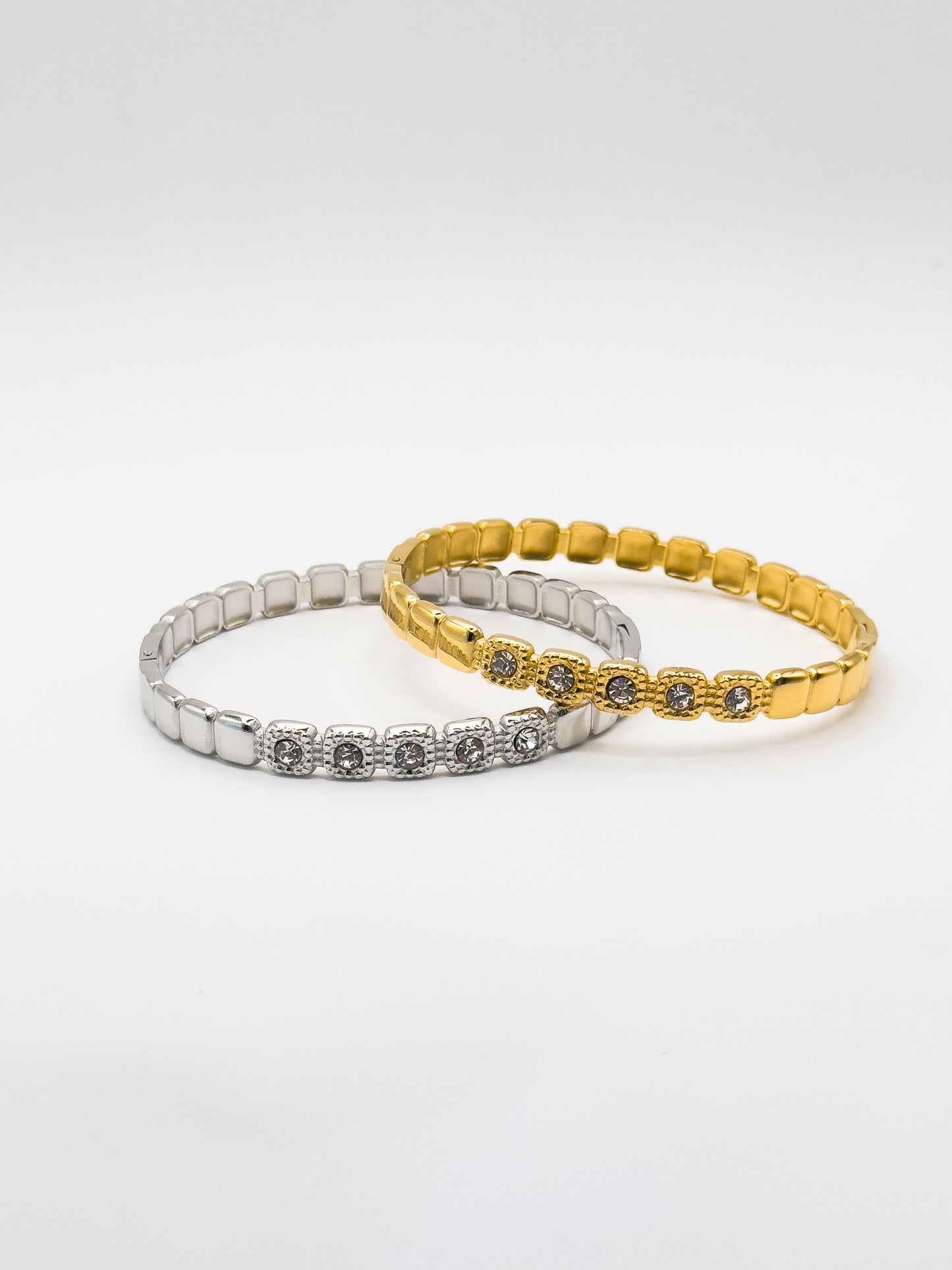 Oro Premium Sorrella Gold Silver Bangle