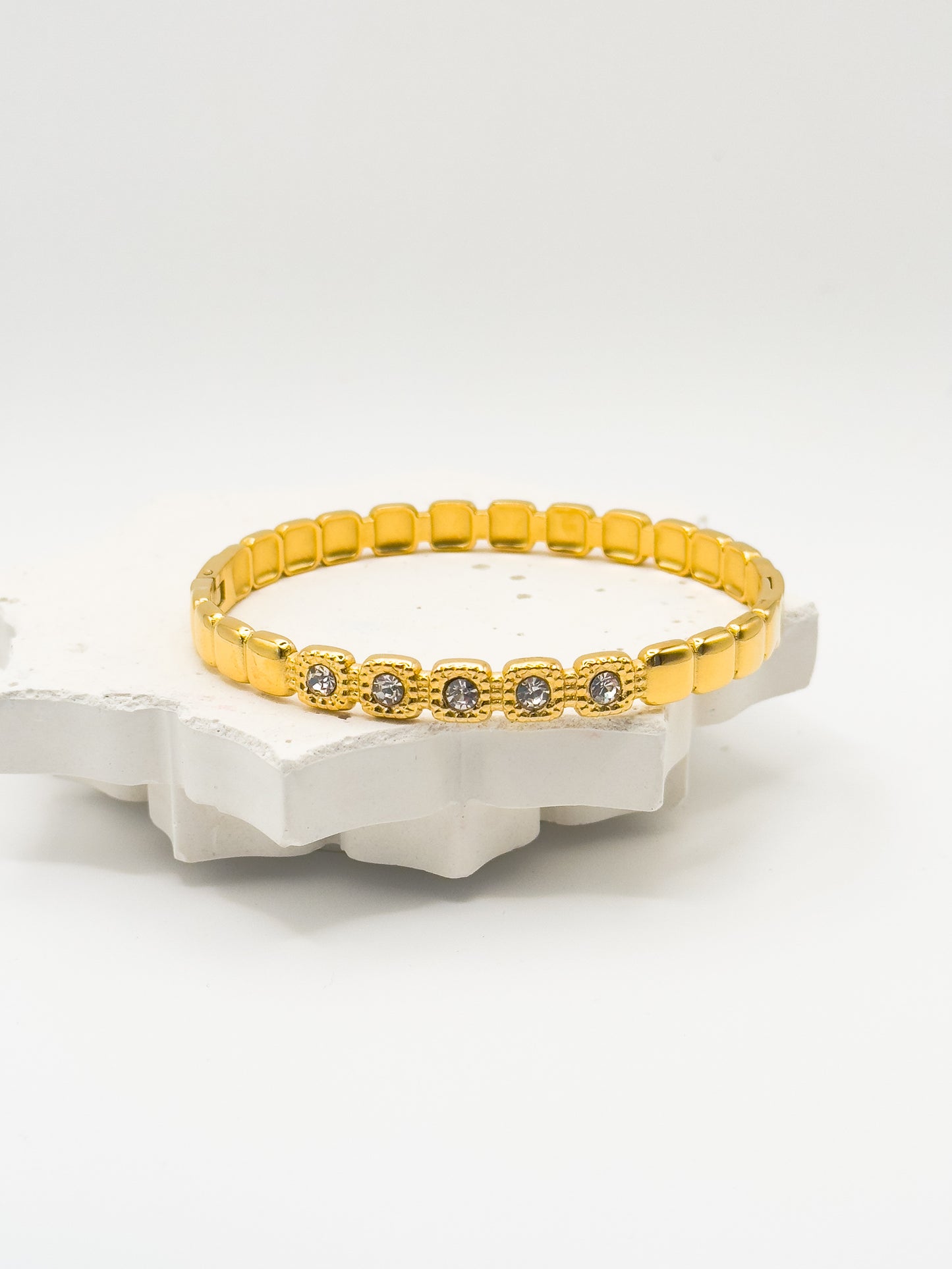Oro Premium Sorrella Gold Silver Bangle