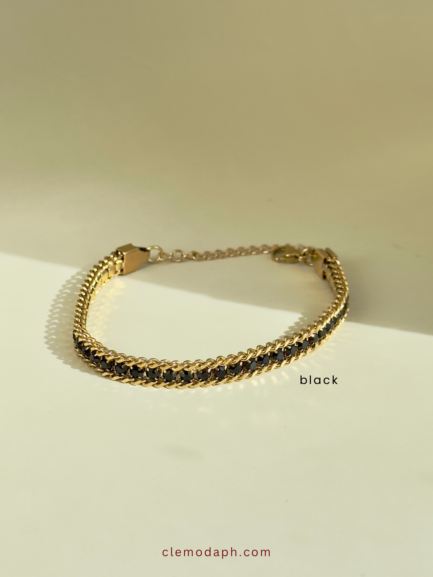 Felicity Gold Colored Tennis Bracelets