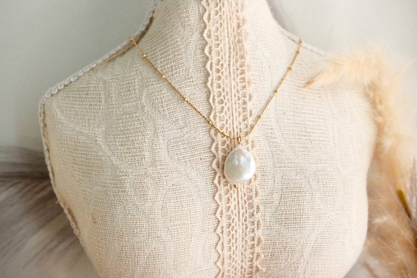 Marina Baroque Freshwater Pearl Necklace