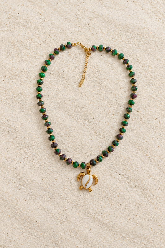 Tortuga Necklace (Natural Stone)