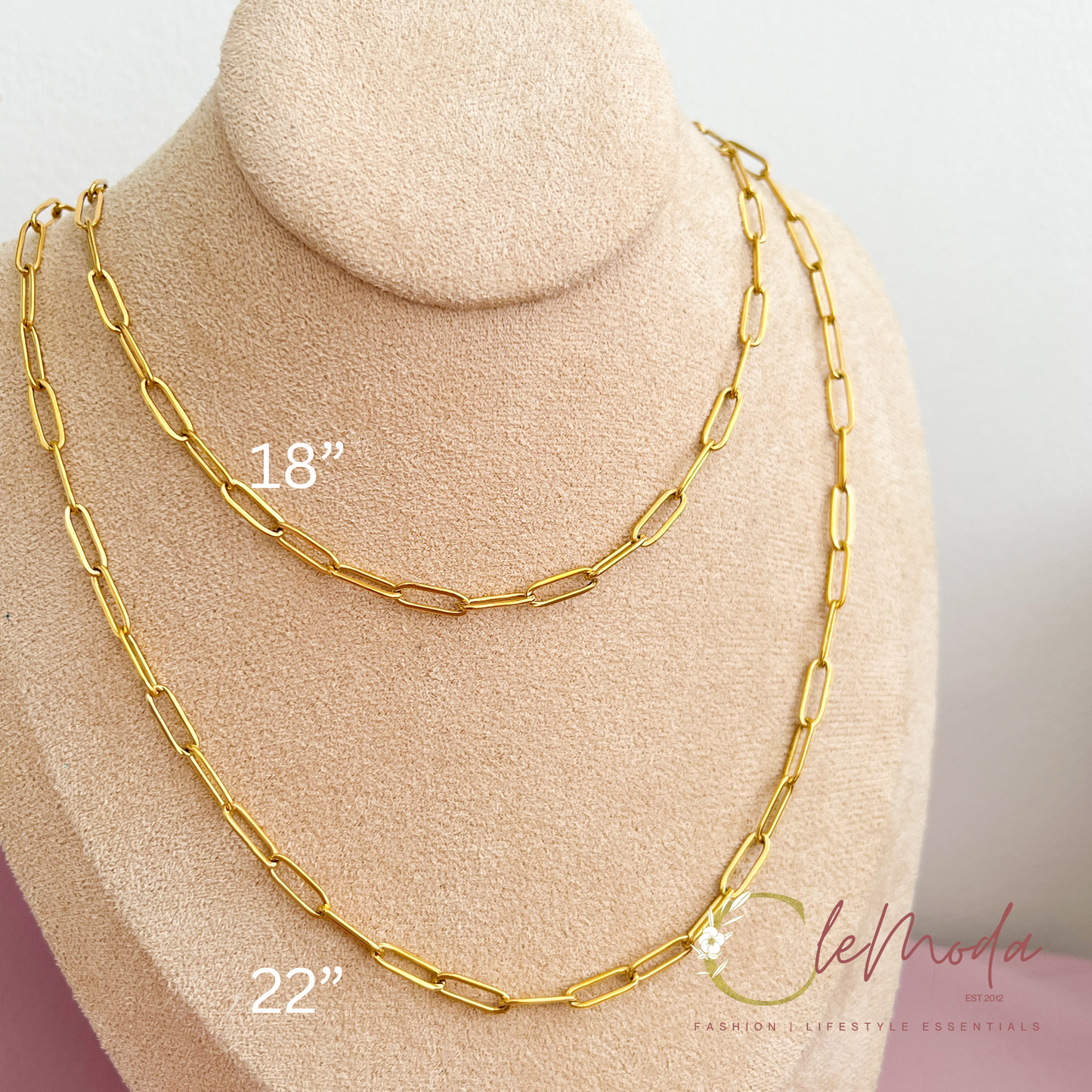 Aura Paperclip Necklace