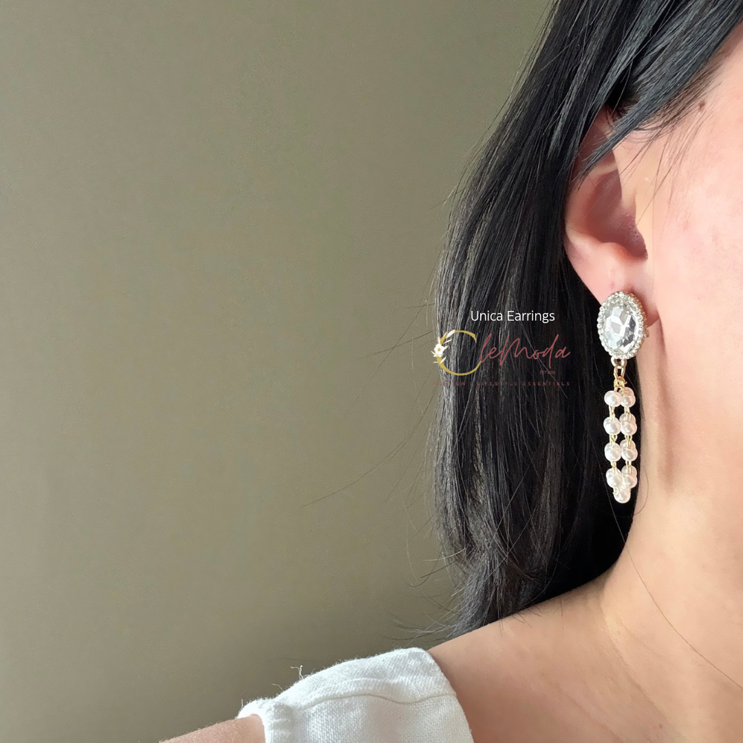 Unica Vintage Pearl Drop Earrings