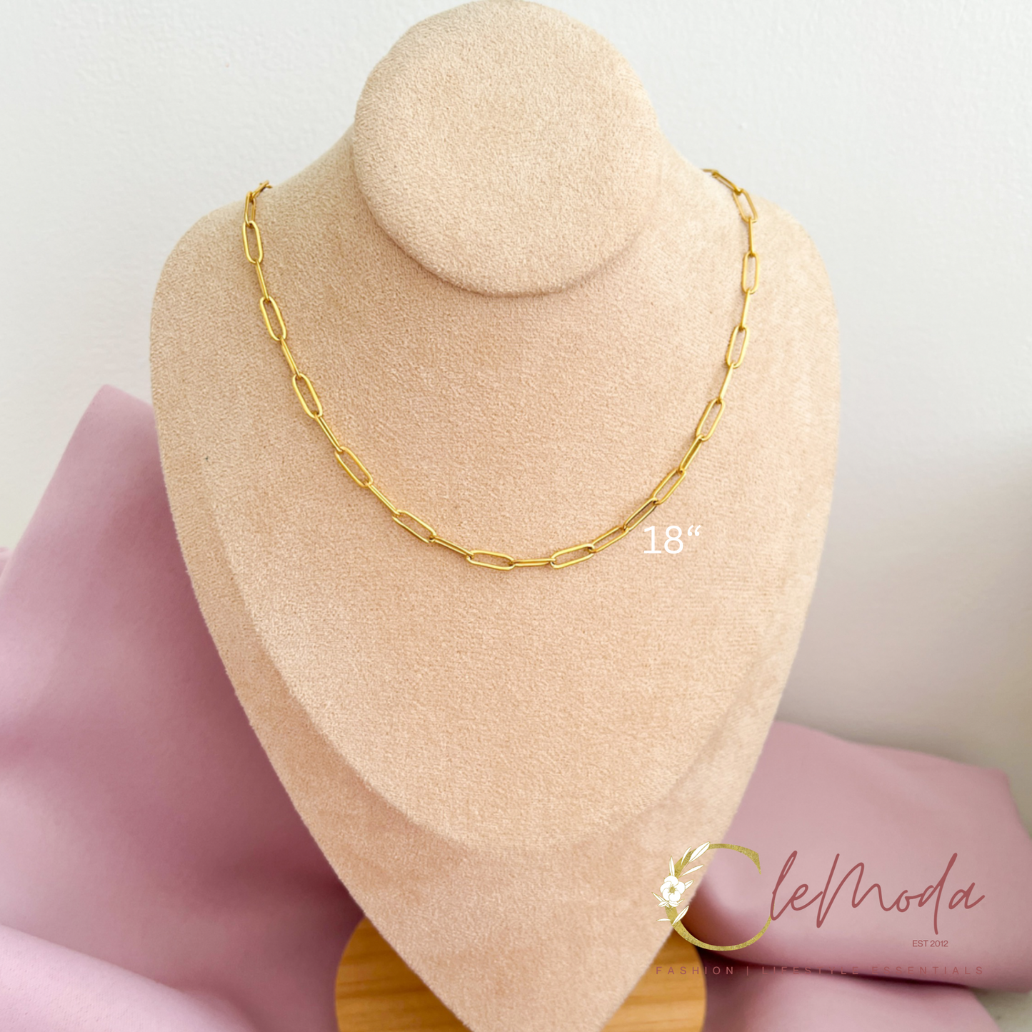 Aura Paperclip Necklace