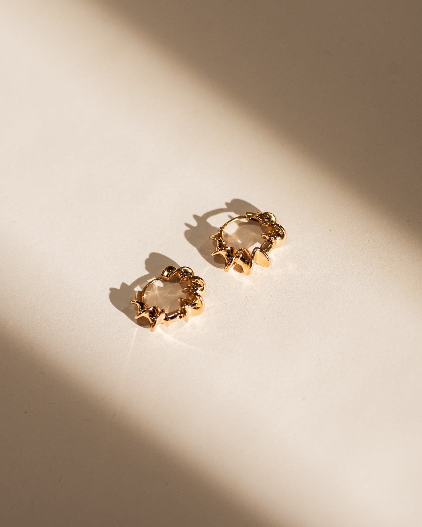 Alicia HOOPS Chunky Fusilli Earrings