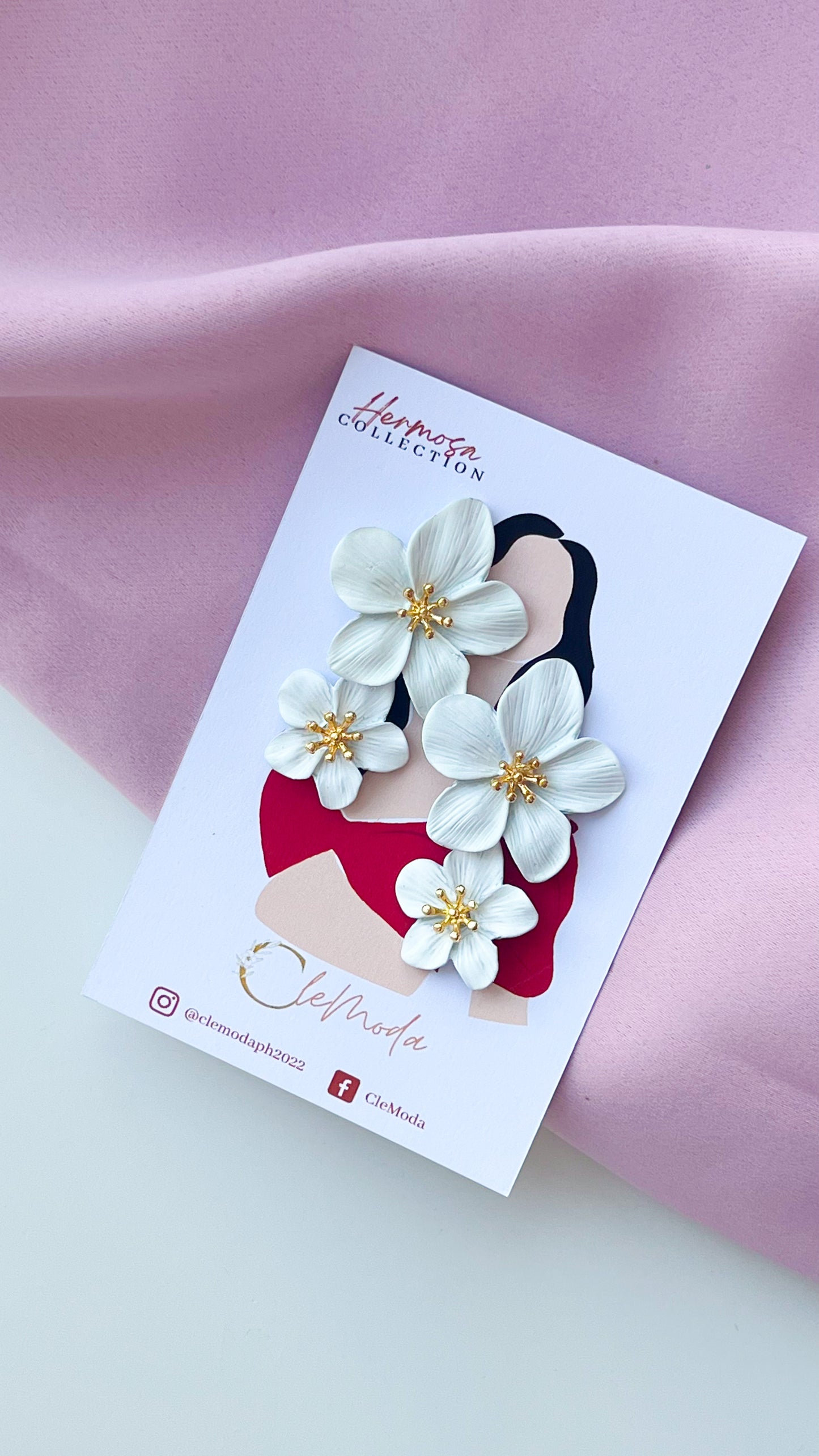 Hermosa Flower Drop Earrings