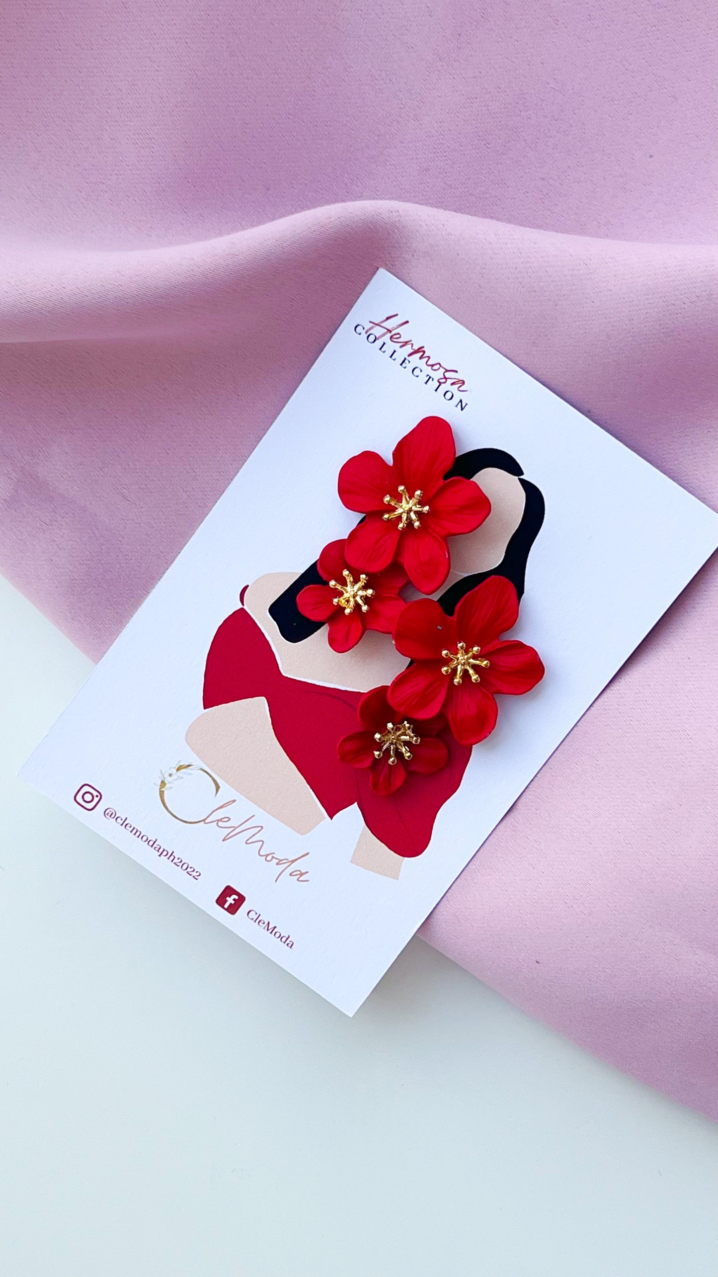Hermosa Flower Drop Earrings