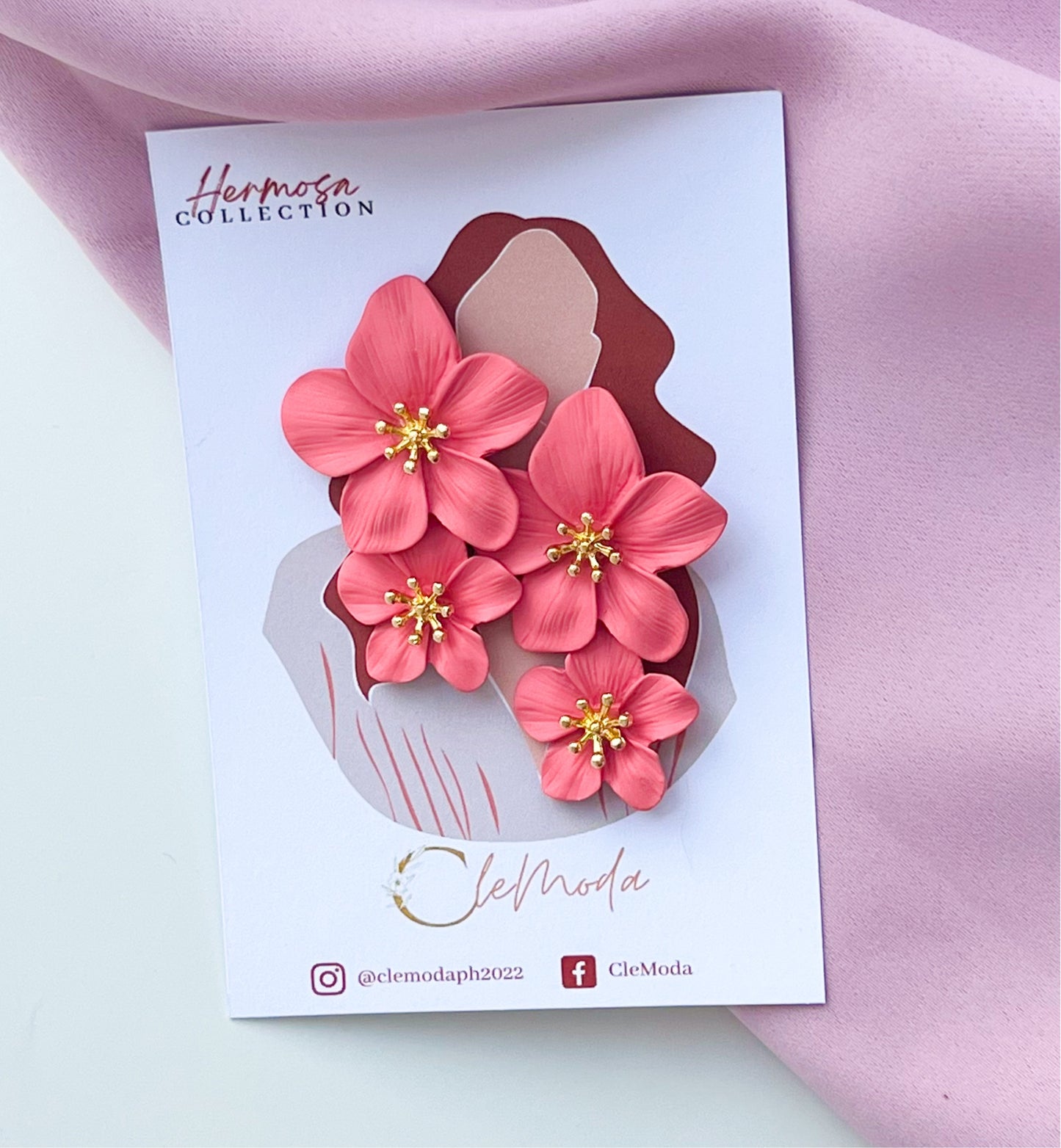Hermosa Flower Drop Earrings