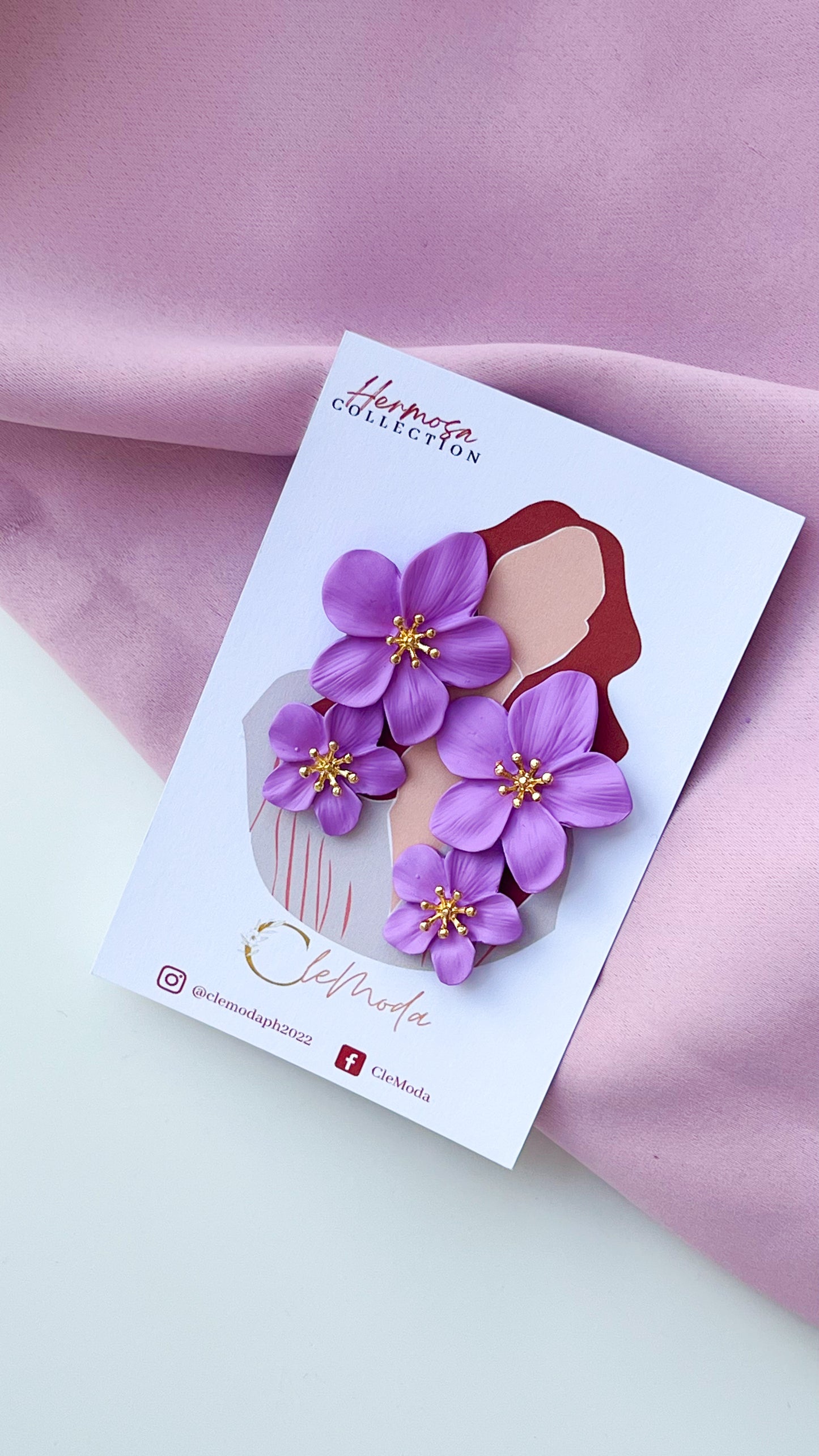 Hermosa Flower Drop Earrings
