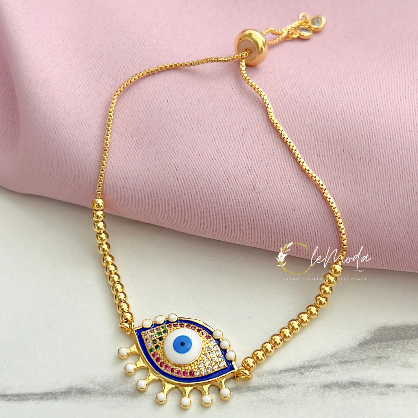 Charm Evil Eye Bracelet