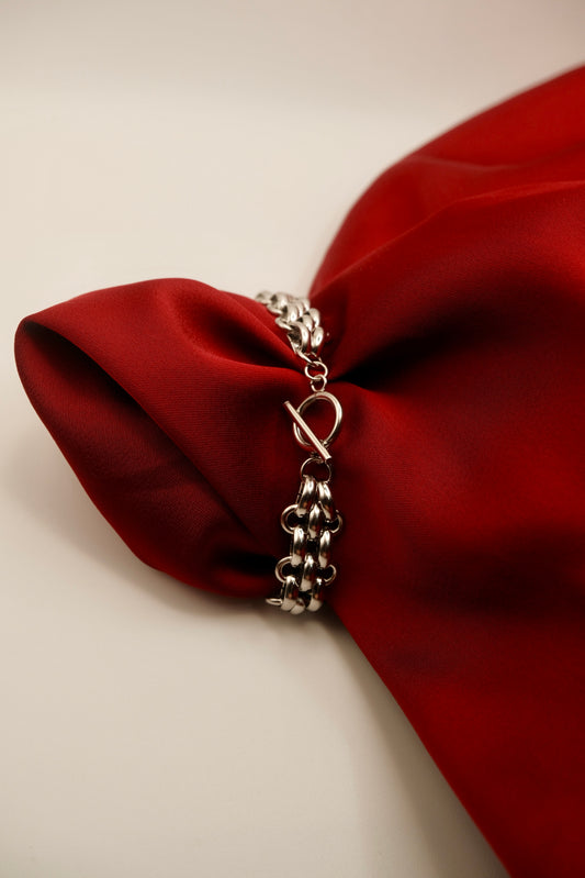 Cuban Link Silver Bracelet