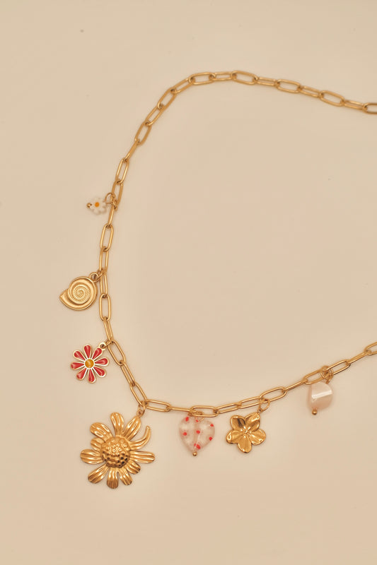 Spring Fling Charm Necklace