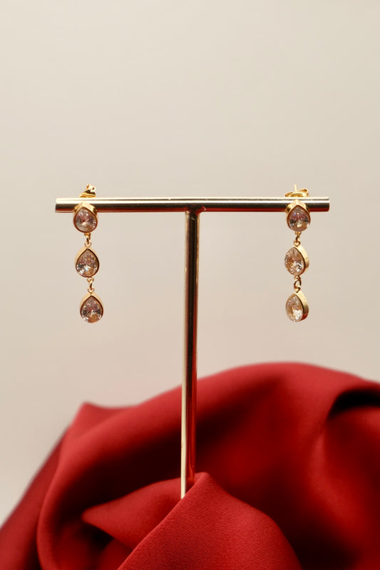 Unica Crystal Drop Earrings