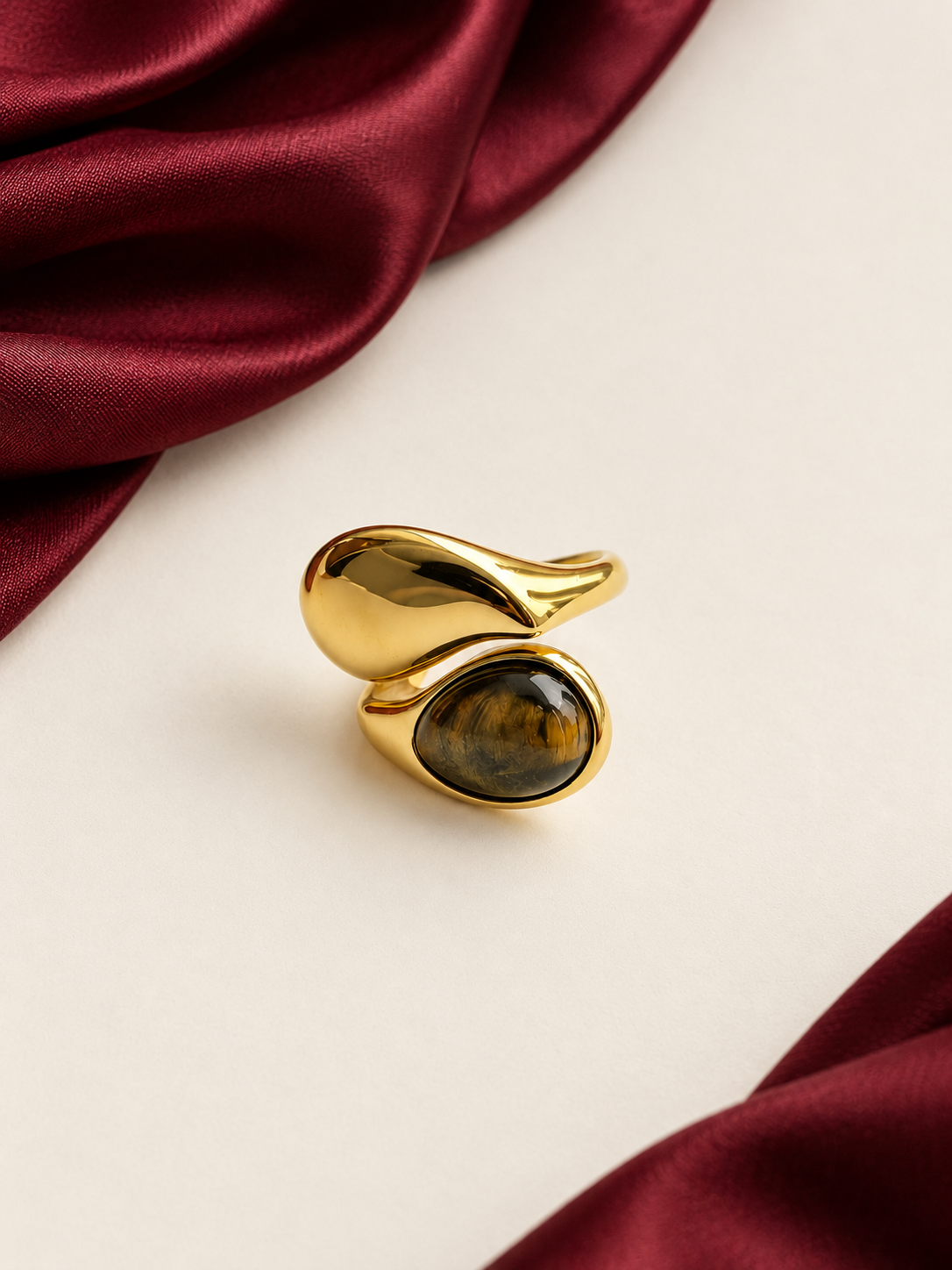 Sculptura Tiger Eye Ring