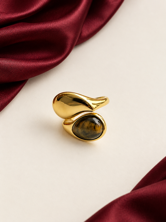 Sculptura Tiger Eye Ring