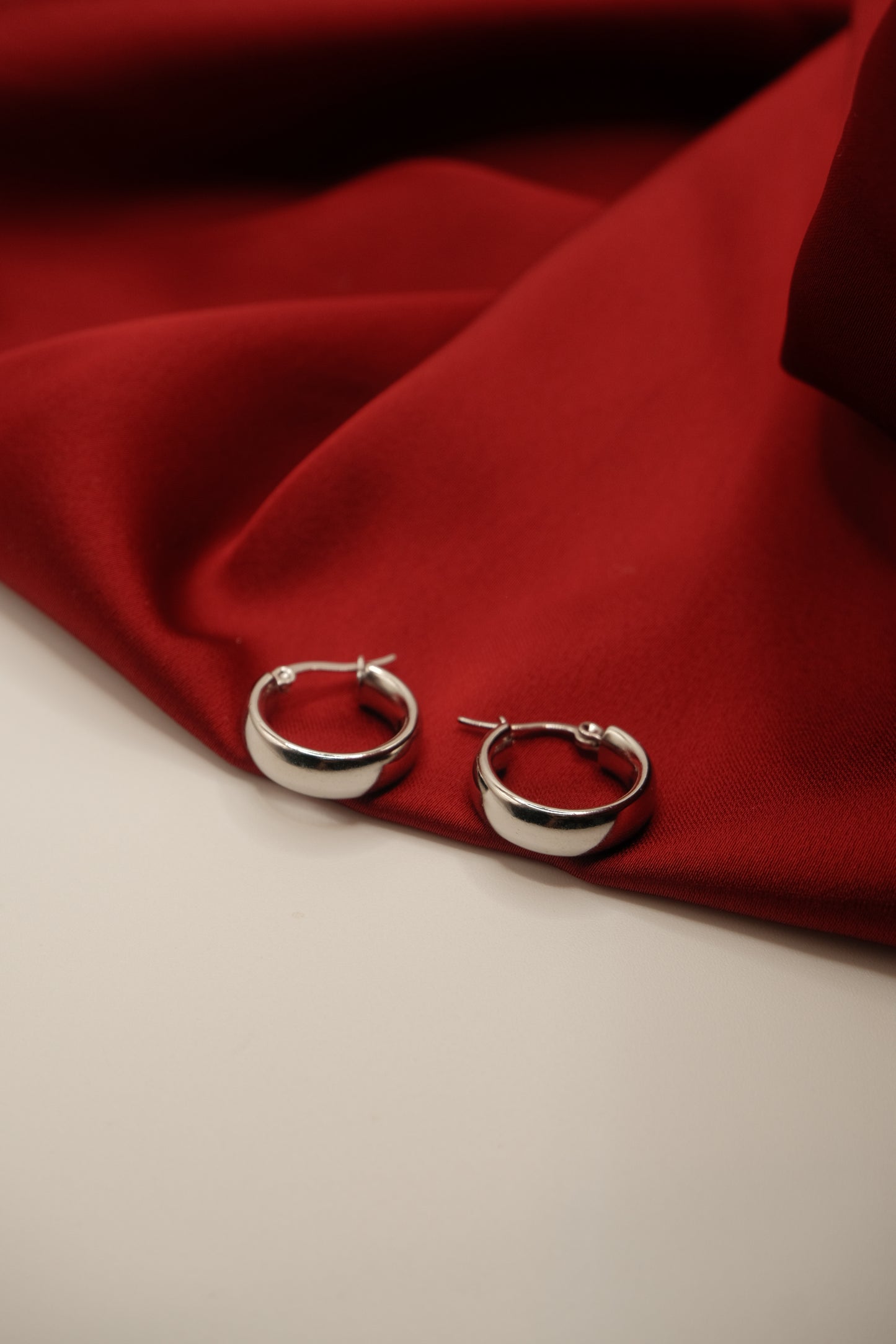 Alicia-Anya Hoop Silver Earrings