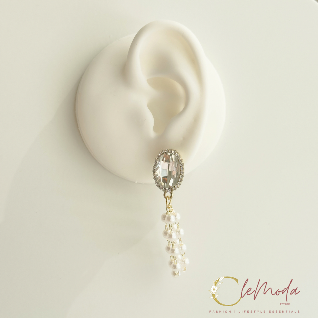 Unica Vintage Pearl Drop Earrings