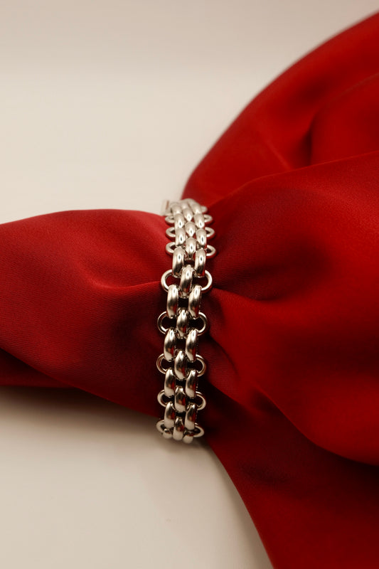 Cuban Link Silver Bracelet