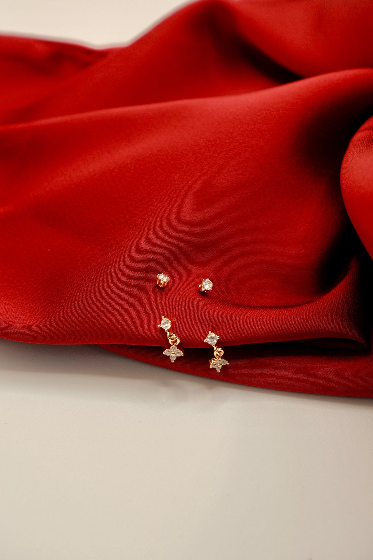Stella Stud Drop Earrings