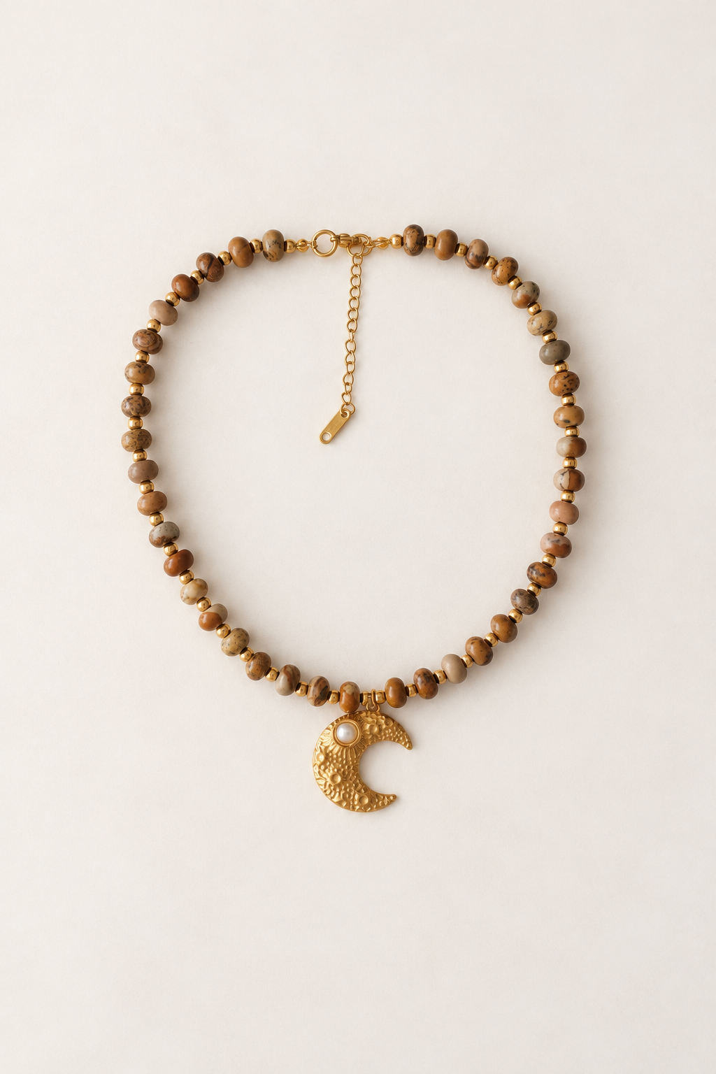 Luna Dune Necklace (Natural Stone)
