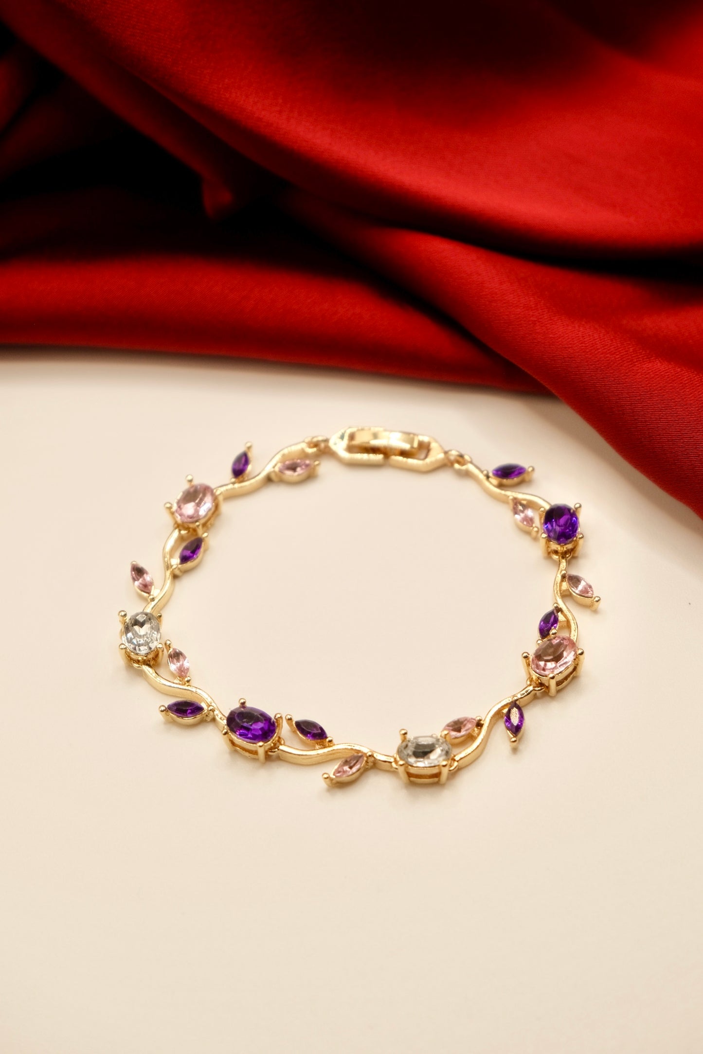 Crystal Fleur Bracelet