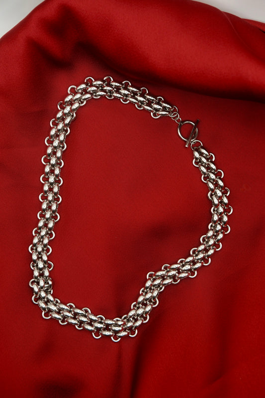 Cuban Link Silver Necklace